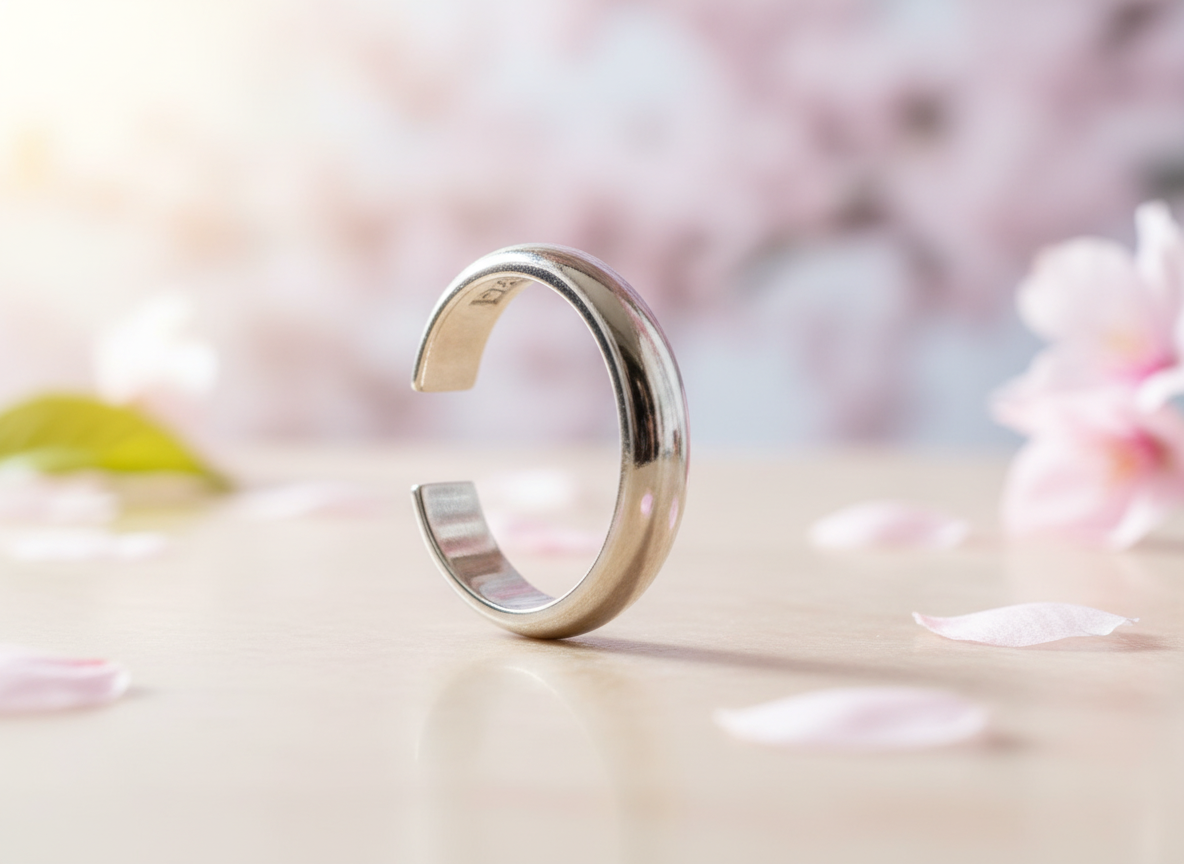 Rounded 925 Sterling Silver Ring