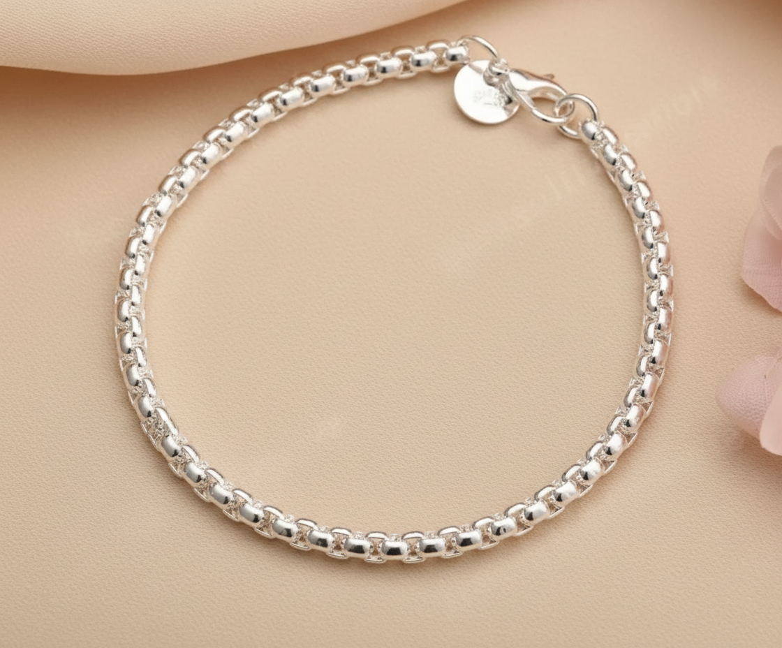 Lustre Classic Chain Bracelet 925 Sterling Silver