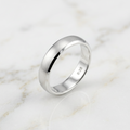 Slät ring i 925 sterlingsilver