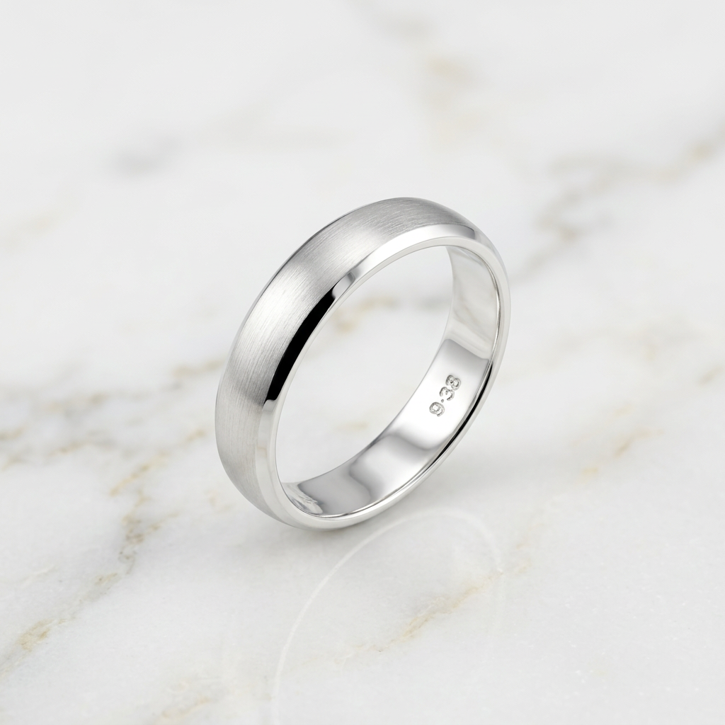 Slät ring i 925 sterlingsilver