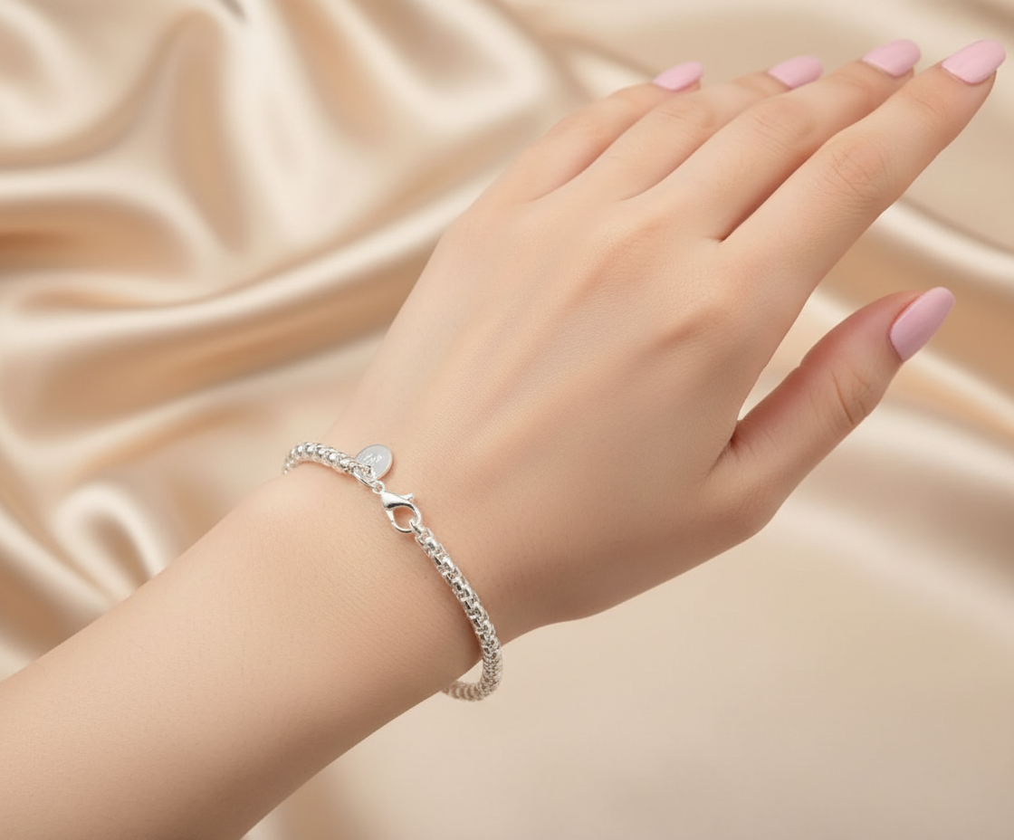 Lustre Classic Chain Bracelet 925 Sterling Silver